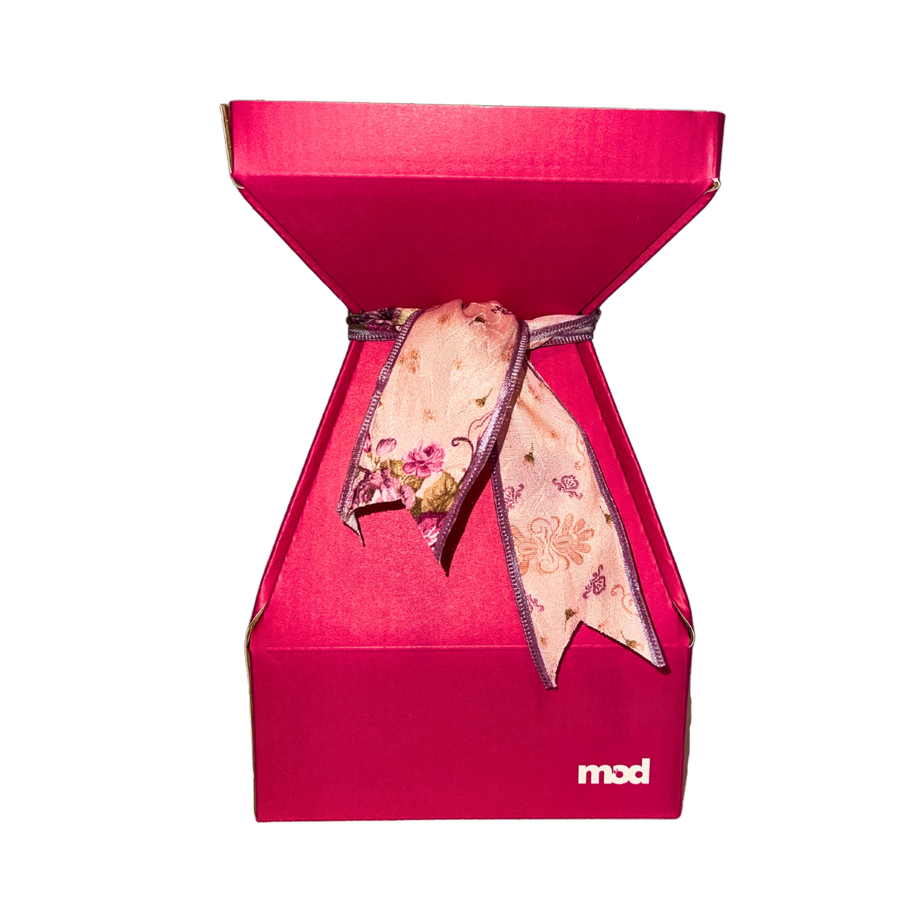 Square Vase Small - Hot Pink