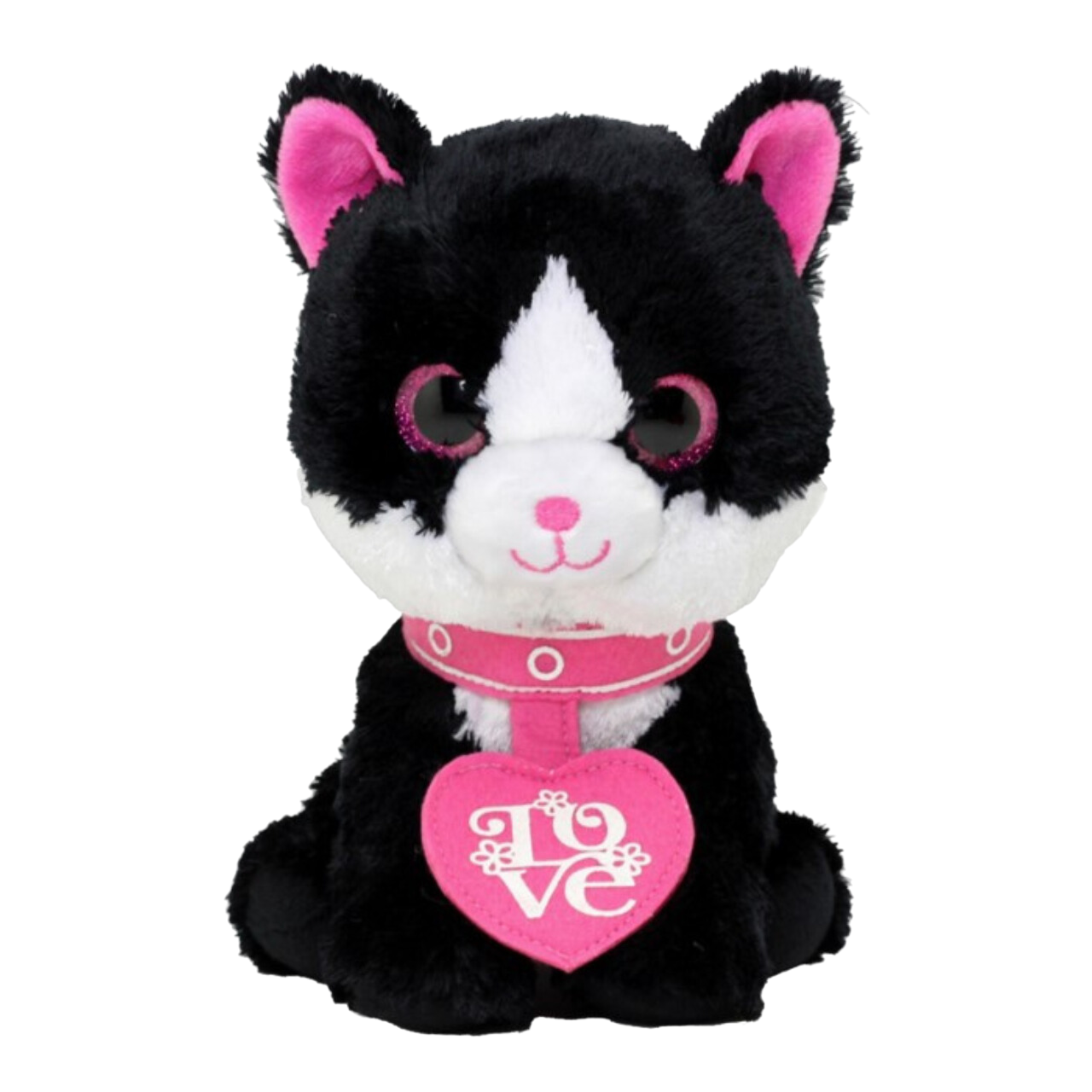 Pink Love Cat 22cmH