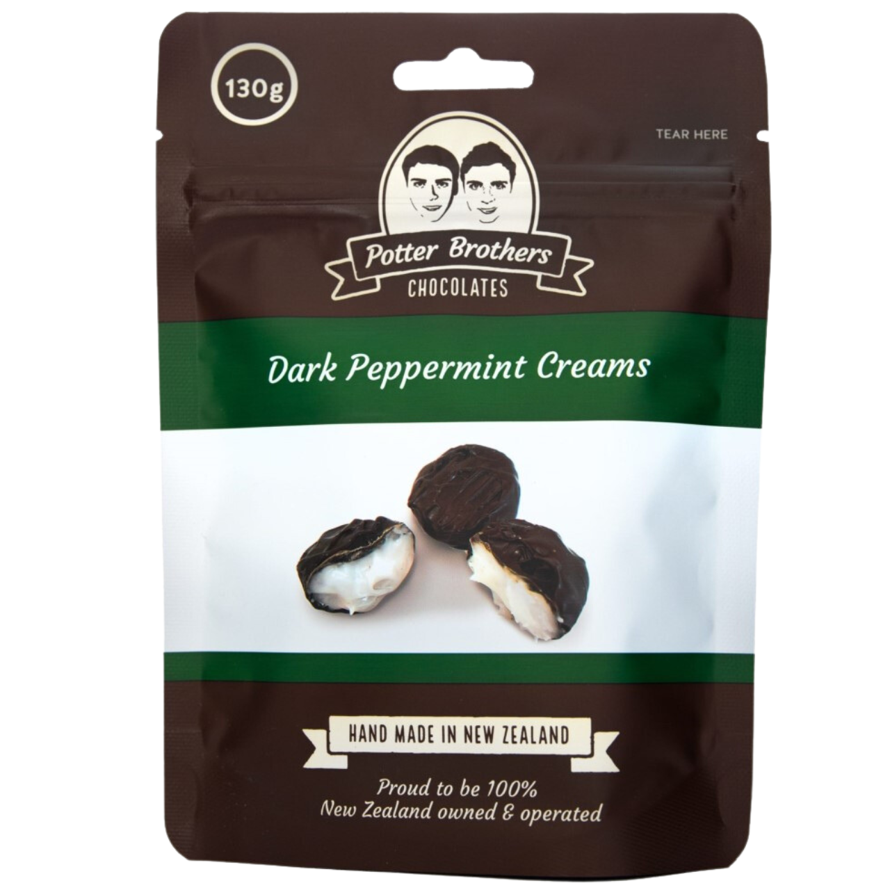 Dark Peppermint Creams 130g