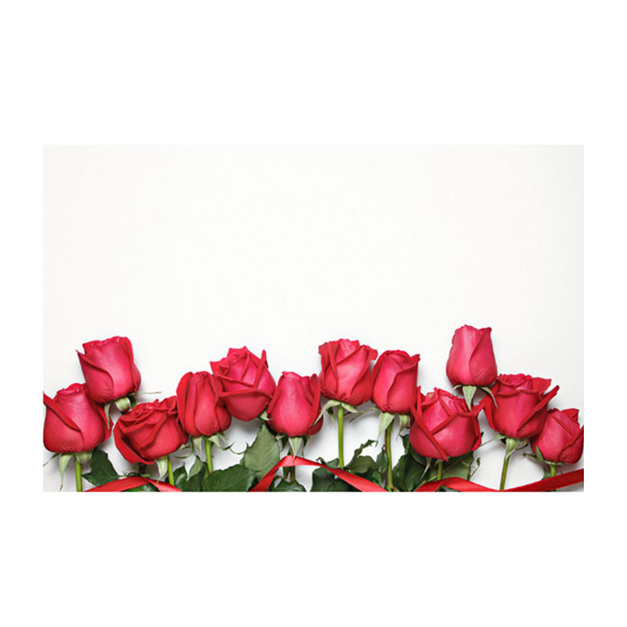 Complimentary Card - Dozen Roses Red