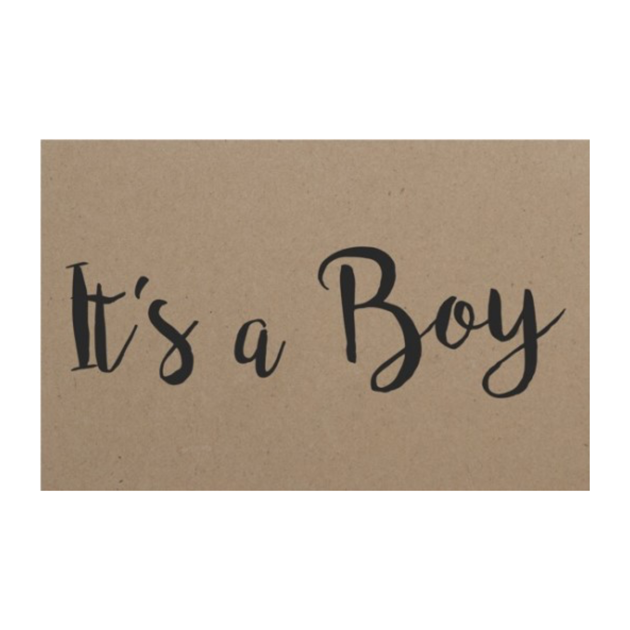 Complimentary "It's a Boy" Card